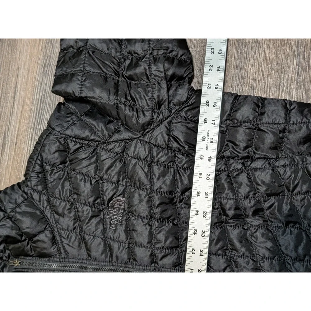 The North Face ThermoBall Womens Large Black Quilted Full Zip Puffer Jacket L